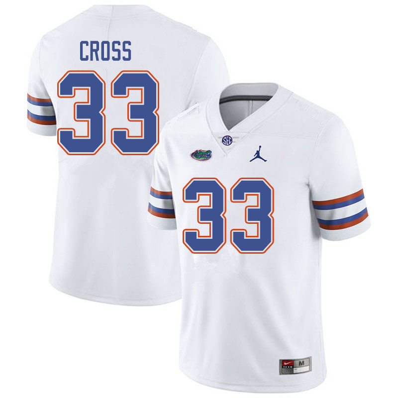 Jordan Brand Men #33 Daniel Cross Florida Gators College Football Jerseys Sale-White - Click Image to Close